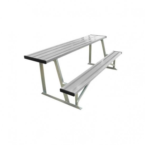 7.5' Portable Outdoor Aluminum Scorer's Table & Bench, BEST08 Promotions
