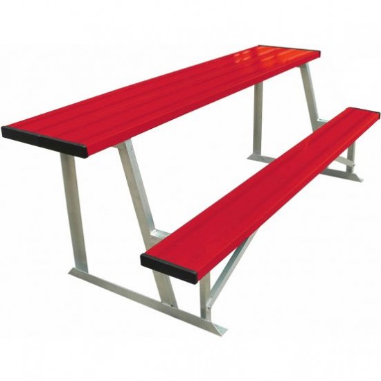 7.5' Portable Outdoor Powder Coated Scorer's Table & Bench, BEST08C Promotions