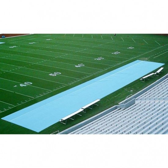 Aer-Flo Bench Zone Football Sideline Turf Protector, 15' x 150' Promotions