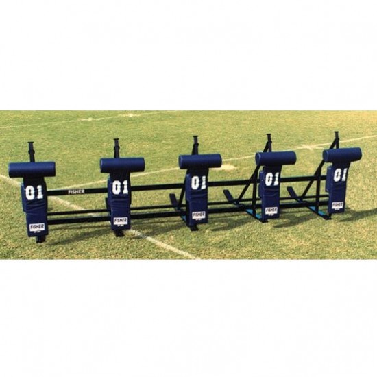 Fisher 5 Man JV Football Blocking Sled - T PAD, CL5T Promotions
