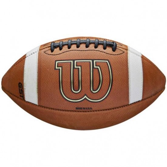 Wilson 1003 GST NFHS Official Leather Game Football Best Price