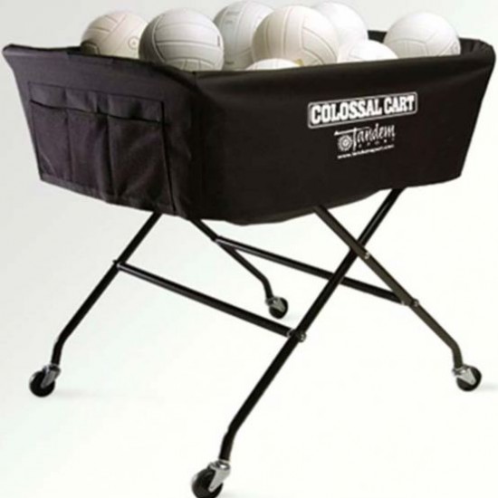 Tandem Sport Colossal Volleyball Ball Cart Best Price