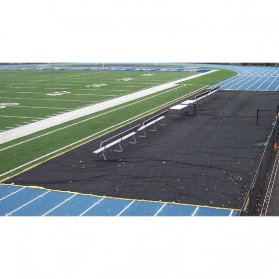 Aer-Flo Bench Zone Sideline Track Protector, 15' x 75' Promotions